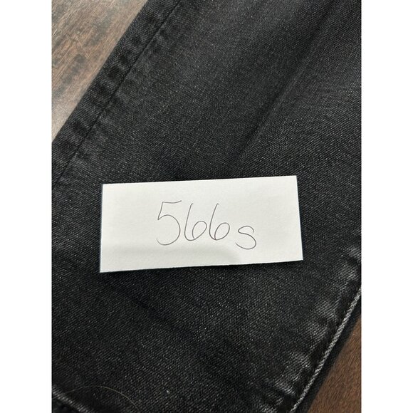 American Eagle Outfitters Super Stretch Distressed Black Skinny Jeans Sz 12 - Picture 9 of 11